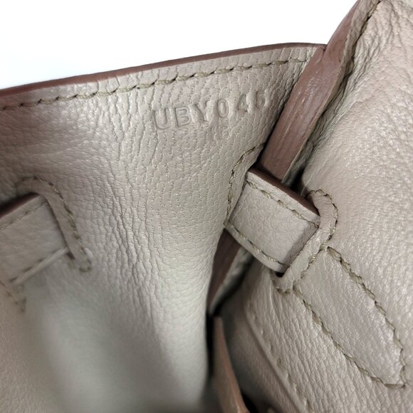 NEW Full Gift Box Receipt HERMES Birkin 25 Beton Togo Leather Gold Tote Bag - Picture 14 of 14